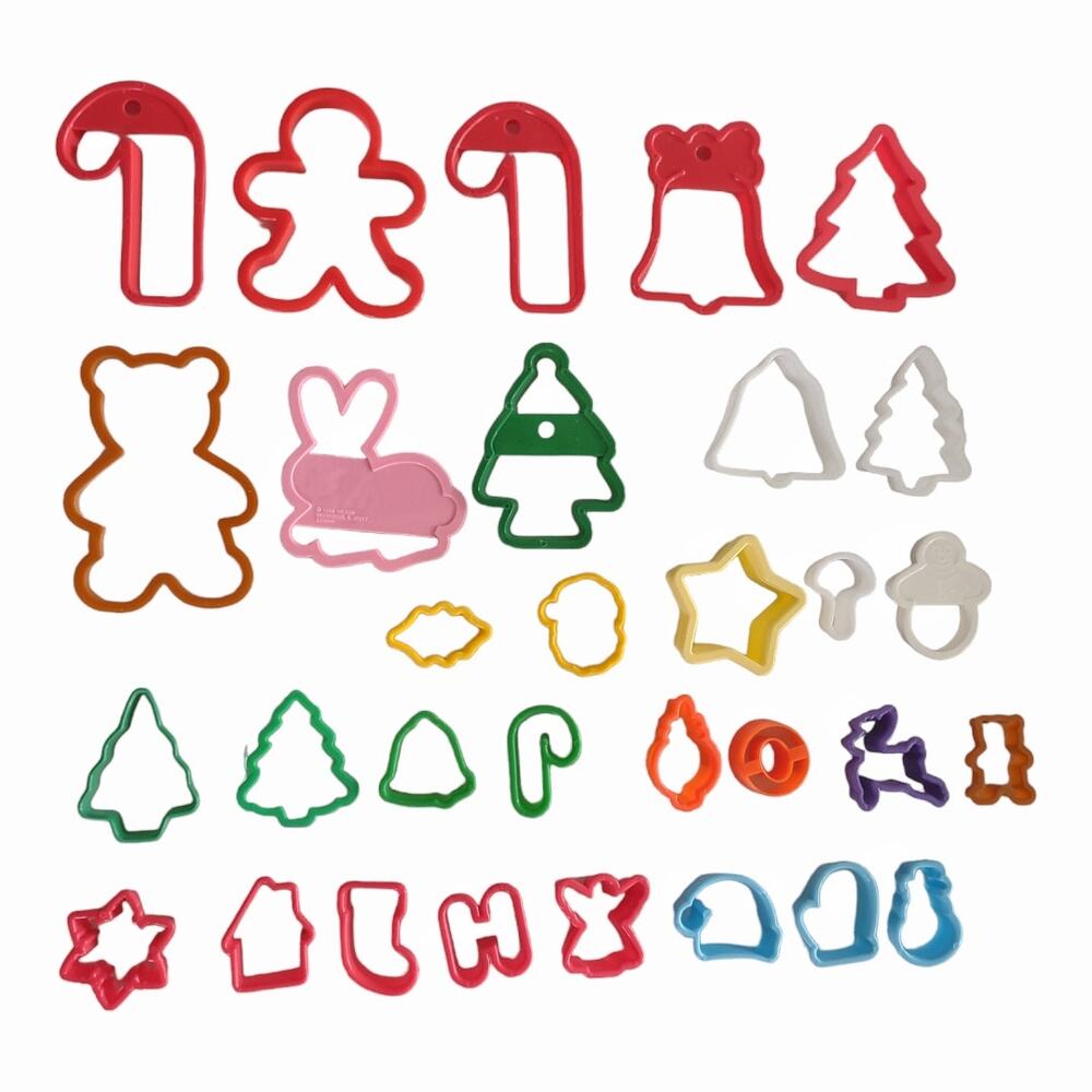 Cookie Cutters 30 Piece Bundle Baking Set Cooking Kitchen Home Utensils Holidays - Picture 2 of 6